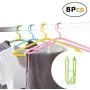 In kds Clothes Hanger Drying Racks Foldable Portable Lightweight Handy Home Outdoor Travel Random Colors (pack of 8)