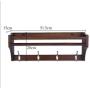 QIANDING YIMAOJIA Coat Rack Simple Hanger Indoor Clothes Rack Multi-Function Hanger Wall-Mounted Solid Wood Hanger Hanger (Size : 51.5cm) QIANDING YIMAOJIA Coat Rack Simple Hanger Indoor Clothes Rack Multi-Function Hanger Wall-Mounted Solid Wood Hanger Hanger (Size : 51.5cm)