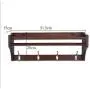QIANDING YIMAOJIA Coat Rack Simple Hanger Indoor Clothes Rack Multi-Function Hanger Wall-Mounted Solid Wood Hanger Hanger (Size : 51.5cm)