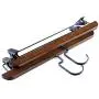 Iddefee Clothes Hanger Pack of 10 High-Grade Wooden Pants Hangers with Metal Clips Grip Clip Pants Hanger Smooth Finish Solid Wood Jeans Skirt Hanger Multifunctional Hanger Pants Hangers Iddefee Clothes Hanger Pack of 10 High-Grade Wooden Pants Hangers with Metal Clips Grip Clip Pants Hanger Smooth Finish Solid Wood Jeans Skirt Hanger Multifunctional Hanger Pants Hangers