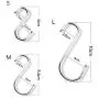 Professional 5pcs Lot Useful S Shaped Hooks Hanging Hanger Storage Holders Organizer, Butterfly Wall Hooks - Wall Clothes Hanger Metal, Shower Curtain Hooks Plastic, Hooks Coat, Back Wall Hangers