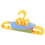 yHRgETLD 5Pieces Kids Clothing Hangers,Children Clothes Plastic Hanging Racks Green