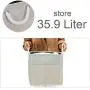 DECOMOMO Foldable Storage Bin [3-Pack] Collapsible Sturdy Cationic Fabric Storage Basket Cube W/Handles for Organizing Shelf Nursery Home Closet (Light Grey and Tranquility, Cube - 13 x 13 x 13)