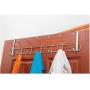 Clothes Hangers Rack Over Door Stainless Steel 12 Hooks,Clothing Coat Hanger Kitchen Bedroom Home Storage Decoration