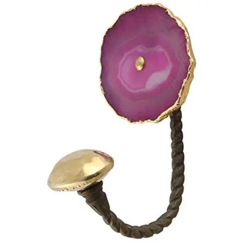 Indianshelf Handmade 1 Artistic Vintage Pink Stone Clothes Hooks Hangers/Utlility Hooks Indianshelf Handmade 1 Artistic Vintage Pink Stone Clothes Hooks Hangers/Utlility Hooks