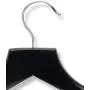 Honey-Can-Do HNGZ01524 Wood Wide Shoulder Suit Hangers, 2-Pack, Black