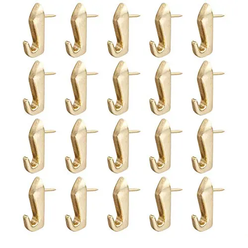 ROOS 20 Pieces High-Heeled Shoes Shape Pushpin Hooks Zinc Alloy Push Pin Hanger Hooks Gold ROOS 20 Pieces High-Heeled Shoes Shape Pushpin Hooks Zinc Alloy Push Pin Hanger Hooks Gold