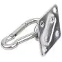 2 Set Heavy Duty Hanger Hook Hammock Wall Mount, Suspension Ceiling Hooks Outdoor Swing Mounting Hook Exercise Hook Stainless Steel Swivel Carabiner Yoga Ceiling Mount Swing Hook 2 Set Heavy Duty Hanger Hook Hammock Wall Mount, Suspension Ceiling Hooks Outdoor Swing Mounting Hook Exercise Hook Stainless Steel Swivel Carabiner Yoga Ceiling Mount Swing Hook