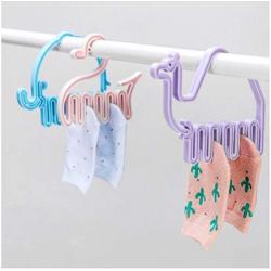 Animal Shape Mini Children Socks Clip Drying Rack Coat Hanger Clothes Organizer Stockings Laundry Rack Storage Rack(5 Pieces/Lot)(Random Color)