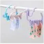 Animal Shape Mini Children Socks Clip Drying Rack Coat Hanger Clothes Organizer Stockings Laundry Rack Storage Rack(5 Pieces/Lot)(Random Color)