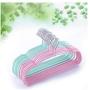 10PCs Candy-Colored Baby Children Clothes Hanger Drying Rack Anti-Skid Antiseptic Durable Coat Storage Hangers Random Color