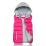 TANLANG Fashion Women Autumn Winter Vest Wadded Jacket Tank Short Warm Coat Logistics Hoodie Cardigan Outwear