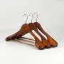 UNBRUVO High-Grade Wide Shoulder Wooden Coat Hangers - Solid Wood Suit Hanger,360° Swivel Hook,for Dress Coat, Jacket, Blouse (G, 45x6x24cm) UNBRUVO High-Grade Wide Shoulder Wooden Coat Hangers - Solid Wood Suit Hanger,360° Swivel Hook,for Dress Coat, Jacket, Blouse (G, 45x6x24cm)