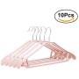 Anti-Skid Clothes Hangers Suit Hangers,Shirts Sweaters Dress Hanger Hook Drying Rack 10pcs Random Color