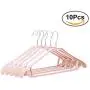 Anti-Skid Clothes Hangers Suit Hangers,Shirts Sweaters Dress Hanger Hook Drying Rack 10pcs Random Color Anti-Skid Clothes Hangers Suit Hangers,Shirts Sweaters Dress Hanger Hook Drying Rack 10pcs Random Color