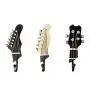 CKBAKIE Pack of 3 Hooks Vintage Guitar Shaped Rack Wall Coat Racks Hangers Resin Hooks CK033 (Black & Yellow)