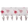 Strnek Cloth Hanger Clothespin Bathroom Racks Socks Drying Hanger Travel Portable Folding Clothes Clips Hanger Clothing Holding Ties(White)