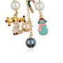 Yevison 1X Rhinestone Christmas Brooch Pin Hanger Shape Tassel Jewelry Accessories For Christmas Decorations Womens Girls Kids Ornaments Gifts Practical and Useful