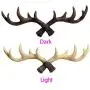 Antlers Wall Mounted Coat Hooks Vintage Rustic Cast Iron Deer Clothes Hanger for Coat Rack, Key Holder, Hat Hanger, Bath Room Wall Hanger(Dark) Antlers Wall Mounted Coat Hooks Vintage Rustic Cast Iron Deer Clothes Hanger for Coat Rack, Key Holder, Hat Hanger, Bath Room Wall Hanger(Dark)