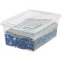 IRIS USA, Inc. CNL-17 17 Quart Clear Storage Box, 12 Pack