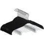 Velvet Skirt Hangers with Clips 10Pcs Non Slip Velvet Clothes Hangers with Notches for Pants and Coat Slim and Heavy Duty