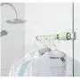 5pcs 5-Hole Plastic Adjustable Window Clothes Hanger Indoor and Balcony Storage Hook Space Saver Bra Underwear Panties Drying Rack Random Color