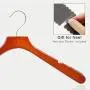 Perfecasa Svelte Series Wooden Hangers 10 Pack, Suit Hangers, Coat Hangers (Cherry) Perfecasa Svelte Series Wooden Hangers 10 Pack, Suit Hangers, Coat Hangers (Cherry)