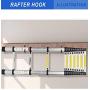POETISKE Rafter Hook Ladder Bike Hanger Garage Storage Organizer Vinyl Coated Black 4PACK