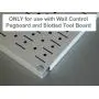 Wall Control Pegboard 14in Accessory Hanger Tool Holder Bracket Pegboard Accessory for Wall Control Pegboard and Slotted Tool Board ? Black Wall Control Pegboard 14in Accessory Hanger Tool Holder Bracket Pegboard Accessory for Wall Control Pegboard and Slotted Tool Board ? Black