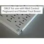 Wall Control Pegboard 8in Accessory Hanger Tool Holder Bracket Pegboard Accessory for Wall Control Pegboard and Slotted Tool Board ? Black Wall Control Pegboard 8in Accessory Hanger Tool Holder Bracket Pegboard Accessory for Wall Control Pegboard and Slotted Tool Board ? Black