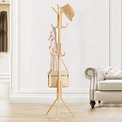 Coat Rack Floorstanding Modern Simple Bedroom Hangers Clothes Storage Rack 2 Colors Optional Wall Hanger White Living Room Haiming (Color : Gold)