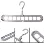 Milue 3D Space Saving Magic Clothes Hanger With Hook Cabinet Organizer 360 Rotation