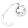 LANYUER Round Foldable Purse Handbag Hanger Hook Holder - Clear