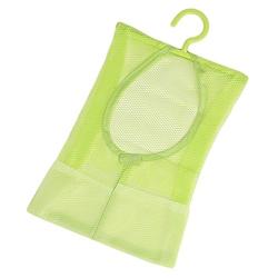 Edtoy Multifunction Folding Hanging Laundry Bag Clothes Closet Organizer Rack Hangers (green)