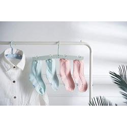 Meta-U 2Pcs Multifunction Foldable Travel Clothes Drying Hangers for Shirts Socks Underwear