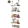 PRINCE HANGER, Multipurpose Shelf, Holds 20kg per Shelf, Heavy Duty 32mm Vertical Pole, Clothes Organizer, Wire Shelves, Ivory, PHUS-0041, Made in Korea