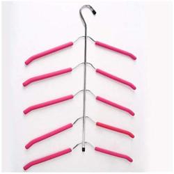 5pcs Random Color Clothes Hanger Clothing Organizer Multi Layers Cloth Hanger Hook Hangers Clothes Holder Rack