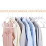 HOUSE DAY Plastic Hangers-50 Pack-Plastic Clothes Hangers for Skirt Suit Coat, Standard Tubular Plastic Hangers for Clothes,White