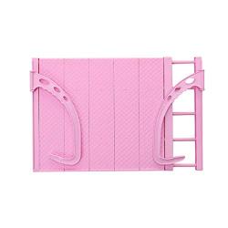 Eve.Ruan Portable Multi-Functional Folding Drying Rack Outdoor Clothes Hanger Balcony Laundry Dryer Airer Used in The Balcony Kitchen and Bathroom, Durable with Carbon Steel Can Support Up to 20 KG