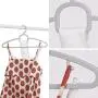 SAASNY Standard Plastic Hangers,[30 Pack] Premium Plastic Hangers with Tie Bar - Heavy Duty -Space Saving & Non Slip - Plastic Suit Hangers,Clothes Hanger (Grey) for Drying and Storage