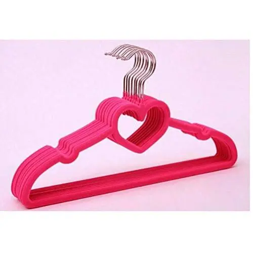 Velvet Flocked Hanger/Clothes Hanger with Sweat-Heart 10pcs Velvet Flocked Hanger/Clothes Hanger with Sweat-Heart 10pcs