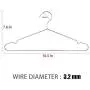 Wire Hangers,40 Pack Stainless Steel Strong Metal Clothes Hangers 16.5 Inch by FULITY Wire Hangers,40 Pack Stainless Steel Strong Metal Clothes Hangers 16.5 Inch by FULITY
