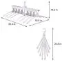 Moyeno 8 in 1 Hangers Space Saving Hangers Hanger Hanger Clothes Hangers Space Saving Pants Hangers Adjustable Hangers Space Saving Foldable Hangers Skirt Hangers Space-Saving Hangers