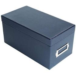 JackCubeDesign CD Case Storage Boxes Case DVD Organizer Holder with 50 Cases(Navy, 5.8 x 10.9 x 5.4 inches)-MK226A