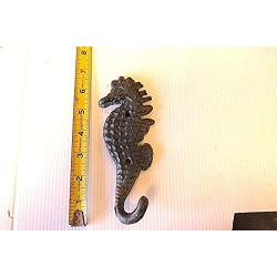 CAST Iron Seahorse Hook Beach House Childrens Room Pool Garden Hanger