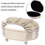 Cimenn Rings Storage Box, Classic Retro Crown Jewelry Collection Case Organizer