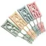 shengyuze Portable Folding Clothes Hanger Non-Slip Drying Rack with Two Clips for Travel Space Saving for Home Storage, PP - Green