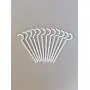 Alumahangers Round (12Pk) Alumahooks for Outdoor Rope Lighting. Solid Alumawood Non-Insulated patios. Hang Costco Lights or String Lighting Decorate Patio. No Screws, No Holes, No Problem