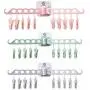Practical Design Multifunctional Plastic Space Saver Saving Wonder Magic Hanger Clothes Closet Organize Hook 5pcs Color Random