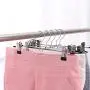 Iddefee Clothes Hanger Pack of 20 Metal Slacks Pants and Skirt Hanger Chrome with Non-Slip Adjustable Clips Multifunctional Hanger Pants Hangers (Color : Black, Size : 28.512CM) Iddefee Clothes Hanger Pack of 20 Metal Slacks Pants and Skirt Hanger Chrome with Non-Slip Adjustable Clips Multifunctional Hanger Pants Hangers (Color : Black, Size : 28.512CM)